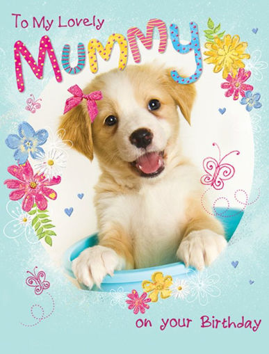 Picture of LOVELY MUM BIRTHDAY CARD